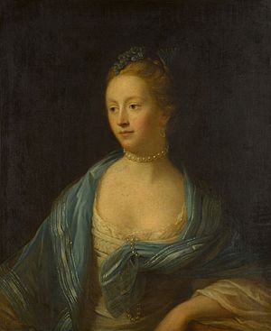 Portrait of the Hon. Catherine Windsor (née Archer), Countess of Plymouth (by Allan Ramsay and Studio)