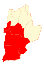 Location in Antofagasta Region