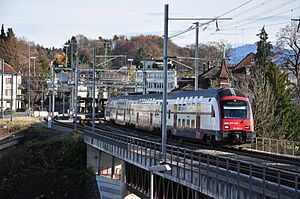 Rüti - Bahnhof - Kirchenrainstrasse 2010-11-13 14-21-36