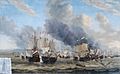 Reinier Nooms - De zeeslag bij Livorno