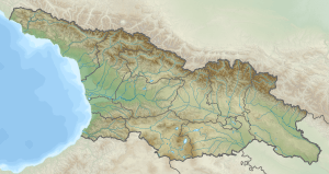 Relief Map of Georgia