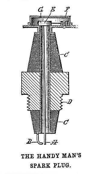 Richard William Pearse - The Handy Man's Spark Plug, Scientific American, 4 September 1909, page 164