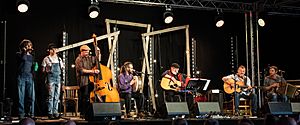 Roy Bailey and band, Towersey 2018