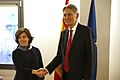 Sáenz de Santamaría recibe al ministro de Economía del Reino Unido