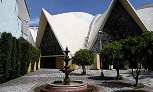 Saint Monica Church, Colonia del Valle, Benito Juarez, Federal District, Mexico