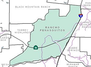 Rancho Peñasquitos and neighborhood boundaries