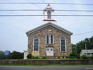 The Sandy Ridge Baptist Church, built in 1866