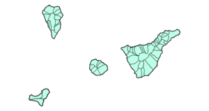 Santa Cruz de Tenerife - Mapa municipal