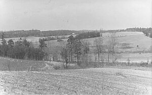 Sayler'sCreekBattlefield 1936 LookingAcrossSaylersCreek cropped