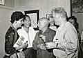 Shoshana at exhibition with Picasso
