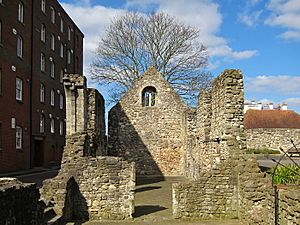 Southampton Norman House (known as Canute's Palace).jpg