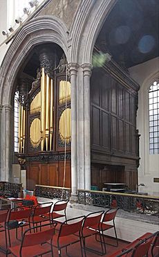 St Andrew Undershaft, St Mary Axe, EC2 - Organ - geograph.org.uk - 1491381