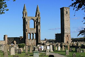 St Andrews cathedral and St Rules Tower