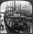 Sternwheelers in Cascade Locks 1896