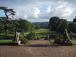 Summer evening view of the gardens of Knightshayes Court - geograph.org.uk - 930668