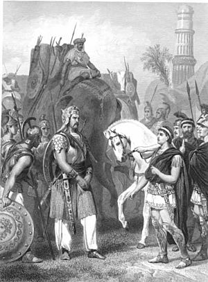 Surrender of Porus to the Emperor Alexander