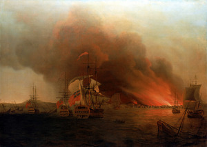 The Burning of Payta, November 1741 RMG BHC0358f