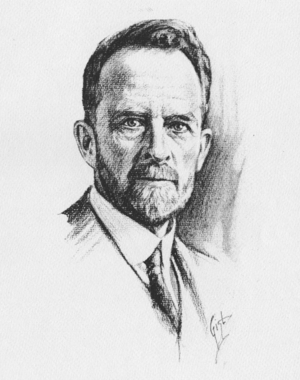 Thomas Hunt Morgan sketch 1931