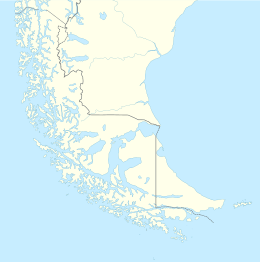 San Sebastián is located in Southern Patagonia