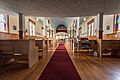 Toutes Aides Roman Catholic Church - interior view from front door
