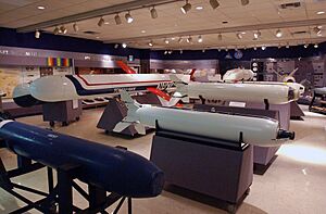 US Navy 030213-N-4633P-003 The U.S. Naval Museum of Armament and Technology give visitors a unique look at the developing history of modern Naval aviation armament