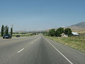US Route 91 in the Cache Valley
