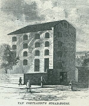 Van Cortlandt's sugar house (NYPL Hades-255900-430920)