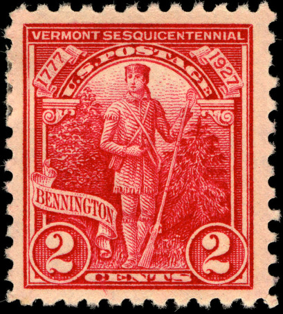 Vermont independence 1927 U.S. stampf