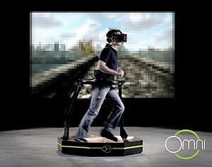 Virtuix Omni Skyrim, with logo