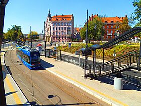 Węzeł przesiadkowy na Placu 18. Stycznia, Toruń