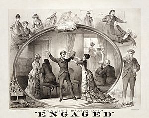 W.S. Gilbert's burlesque comedy, Engaged