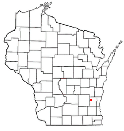 Location of Addison, Wisconsin
