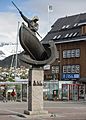 Walfängerdenkmal am Stortorget in Tromsø