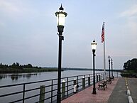 Waterfront Park on the Maurice River, Mauricetown, NJ
