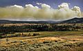 Wildfire in Yellowstone National Park produces Pyrocumulus clouds1
