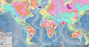 World geologic provinces