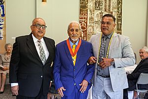Young Vivian CNZM investiture