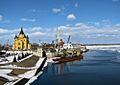 Ансамбль собора Александра Невского с моста