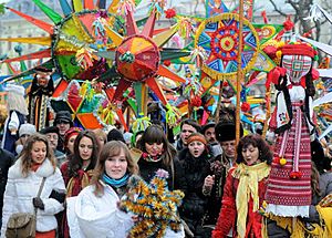 Парад вуличних вертепів у Львові, початок 2010-х