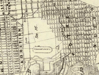 1861 Map of San Francisco, showing Pioneer Race Course.png
