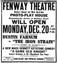 1915 FenwayTheatre BostonDailyGlobe Dec19