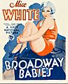 1929 - Broadway Babies poster