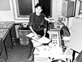 1982 Golden years of Ventilator 202 - Zoran Modli is waiting for guests in Radio Belgrade's studio VI