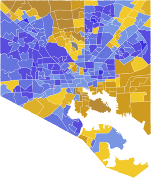 2014 Baltimore City State's Attorney Democratic primary election results by precinct