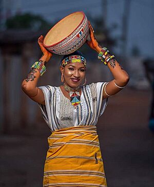 A fulani wedding bride