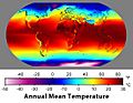 Annual Average Temperature Map