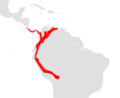 Anoura cultrata map
