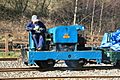 Apedale Valley Light Railway - blue Simplex (geograph 2850436)