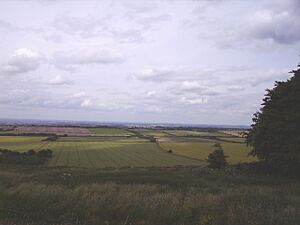 Barbury Castle looking North, over Swindon