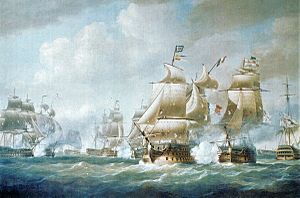 Battle of Santo Domingo (French and British ships)